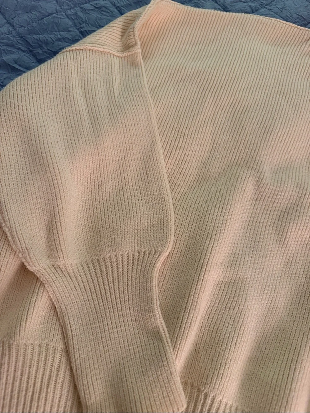 Free People Easy Street Oversized Cream sweater. Size XS